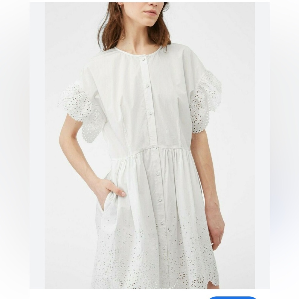 EUC LA VIE Rebecca Taylor RTR XL white dress